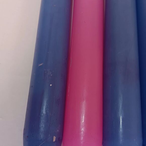 Oddity Inc Advent Taper Candles Purple & Pink 10" Candles - Picture 5 of 7